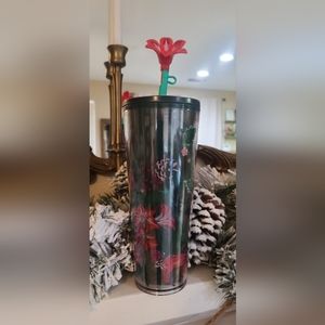 COPY - Starbucks poinsettia venti tumbler nwt